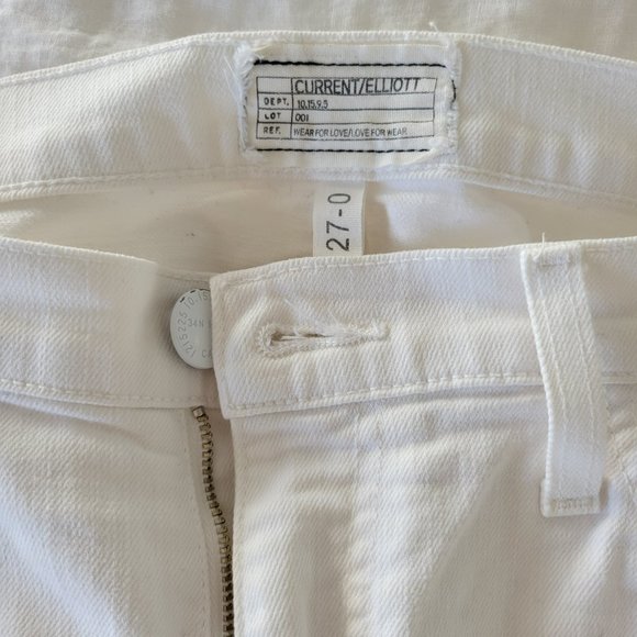 Current/Elliot the Fling Jeans In Sugar Destroy Size 27 - Picture 4 of 6